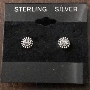 Celtic Sun 🌞 sterling Silver studded earrings